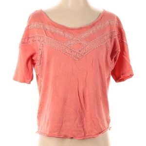 Free People Lace Accent Top Shirt Women's Size XS